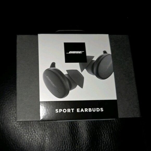 Bose Sport Earbuds Wireless Earphones Bluetooth Black Gym, Running BRAND NEW - Picture 1 of 5